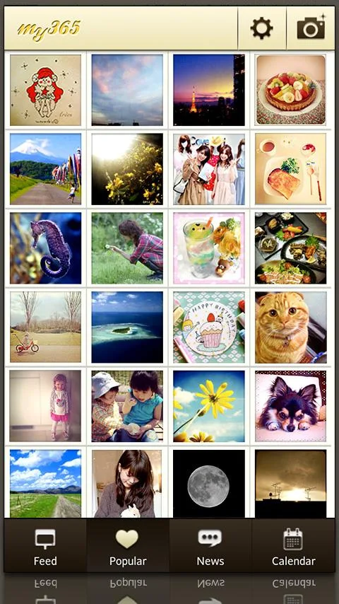 My365-photo calendar/diary app - screenshot