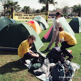 Bayonne Mars 2001 camping sur le Campus Universitaire