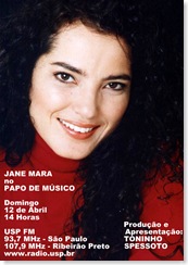 JANE MARA - Papo de Músico (USP FM) - 12-4-2009