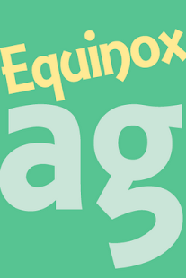 Equinox FlipFont