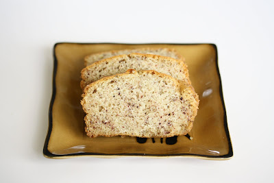 photo of slices of Hazelnut Loaf Cake on a plate