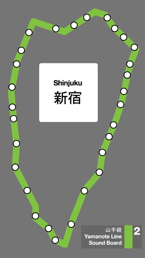 Yamanote Line Sound Board Screen 3