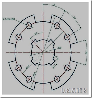AUTOCAD 2D DRAWING EXERCISE 2