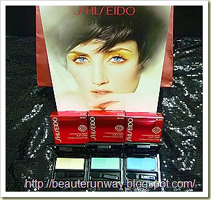 Shiseido spring luminizing eye colours bone sky fondant