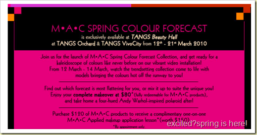 mac spring forecast promo