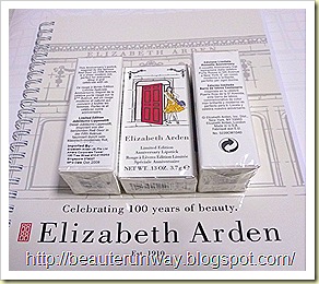 ELIZABETH ARDEN 100TH ANNIVERSARY LIPSTICK closeup