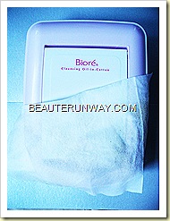 BioreCleansing Oil Facial Cotton Sheets used