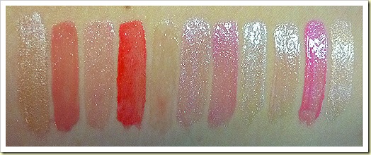 Boujois 3D lips swatches
