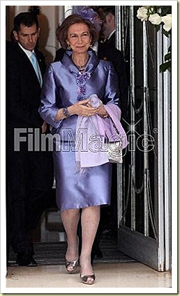 QUEEN SOFIA OF SPAIN WORE JIMMY CHOO 247 CARA IN SILVER