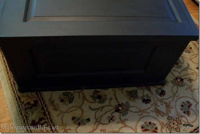 black blanket chest