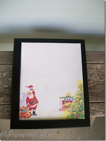 Christmas Dry Erase Message Board