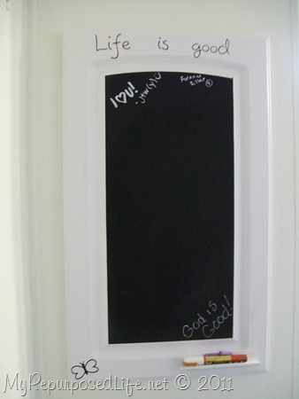 vinyl on repurposed chalkboard vinyl on repurposed chalkboard