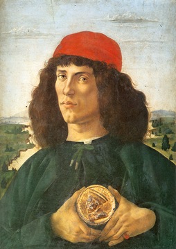 Portrait of a Man Holding a Medal of Cosimo de Medici