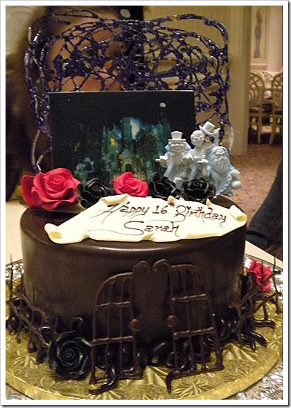 Disney Haunted Birthday Cake Disney Haunted Birthday Cake
