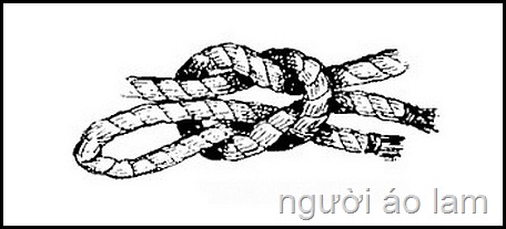 Cách làm gút (nút) dẹp – reef (square) knots