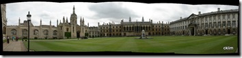 Panoramic picture at the King's College