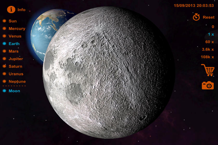 Solar System 3D Deluxe Screen 3