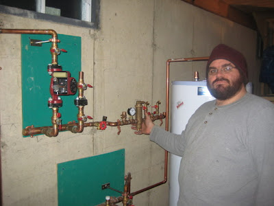 Sean with the PMP (Plumbing Mechanical Package).