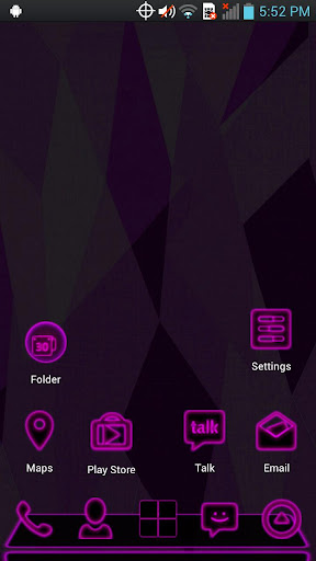 Next Launcher - PurpPink Theme