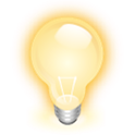Flashlight with LED Lite logo