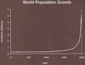 Crescimento da População Mundial  [www.adbusters.org/magazine]