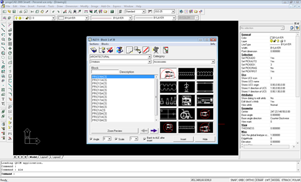 ProgeCAD Smart! 2009 (screenshot)