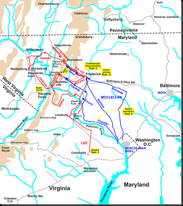 Antietam Battle Map
