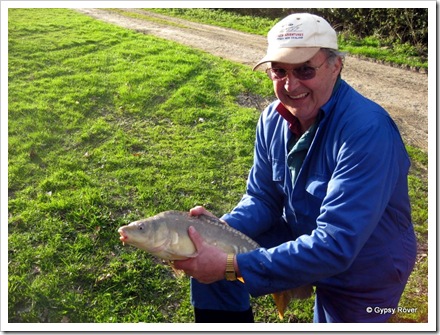 Second Mirror carp caught at Stone Crouch cottage.