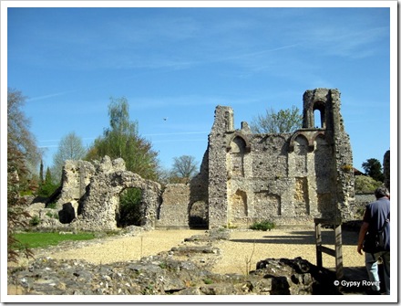 Wolvesey Castle ruins in Winchester.
