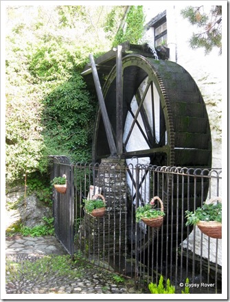 Polperro's water wheel.