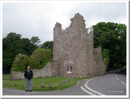 Oxwich Tower looks derelict but has in fact been restored as a cottage.