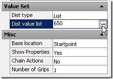 parameter value set