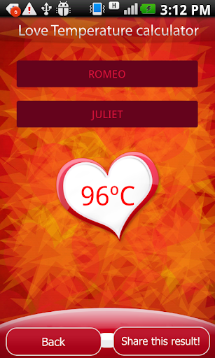 【免費生活App】New Year Love Temperature Test-APP點子