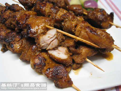 馬來式沙爹雞 Malaysian Satay Chicken02