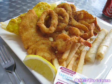 炸海鮮雜會 Fried Seafoods and Chips