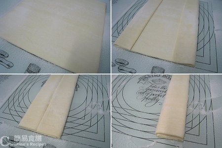 蝴蝶酥製作圖 How To Fold Puff Pastry