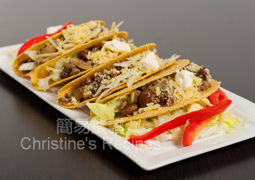 Mexican Chilli Beef and Beans Tacos02