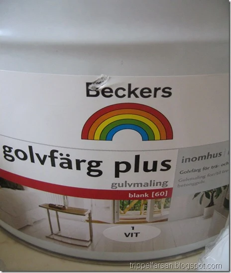 Beckers Golvfärg Plus Blank 60 Test