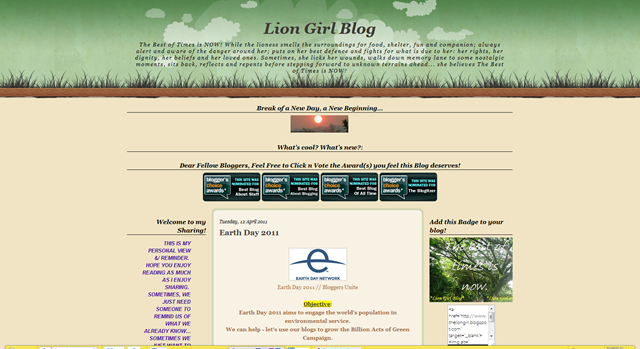 [Lion Girl Blog  Earth Day 2011[5].png]