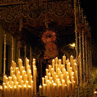 La Virgen de la Estrella por calle Pastor y Landeros