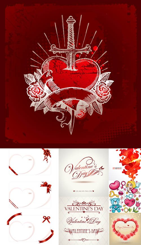 Free Download Valentine’s Day Heart Packs