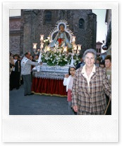 Imagen de la reciente procesión de la Virgen de la Cabeza, organizada por su Hermandad.