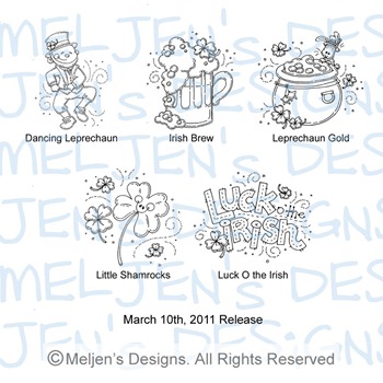 Meljens Designs March 10th Release Display