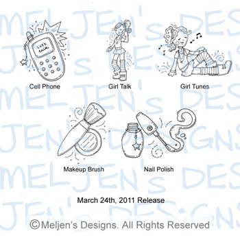 Meljens Designs March 24th Release Display
