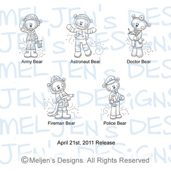 Meljens Designs April 21st Release Display