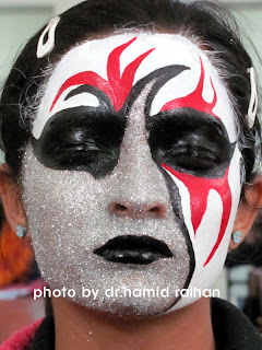 Judging The Face Painting Competition Dr Hamid Raihan
