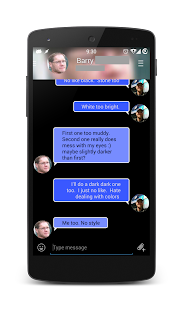 Download EvolveSMS Black-N-BlueWZ APK for PC