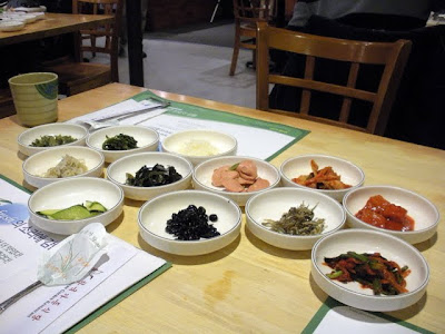 Korean food and Bertucci's in Boston