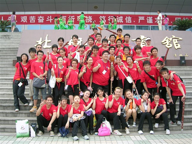 北京航天航空大学体育馆留影!