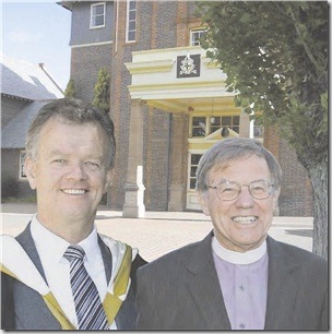 TAS Head Murray Guest with Bishop Peter Brain